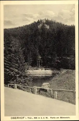 Ak Oberhof im Thüringer Wald, Partie am Bärenstein