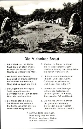 Lied Ak Vechta in Niedersachsen, Die Visbeker Braut, Engelmannsbäke