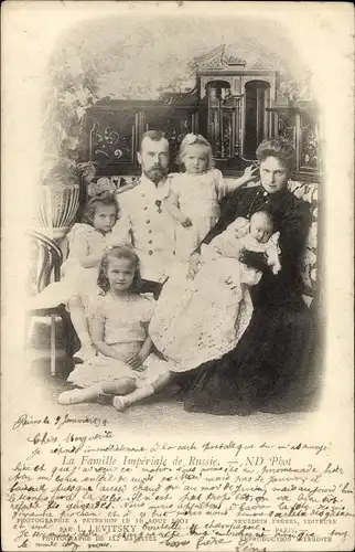 Ak Zar Nikolaus II. von Russland, Zarenfamilie, Zarin, Töchter, OTMA