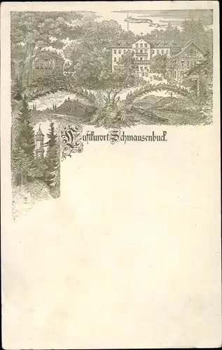 Litho Nürnberg in Mittelfranken Bayern, Luftkurort Schmausenbuck
