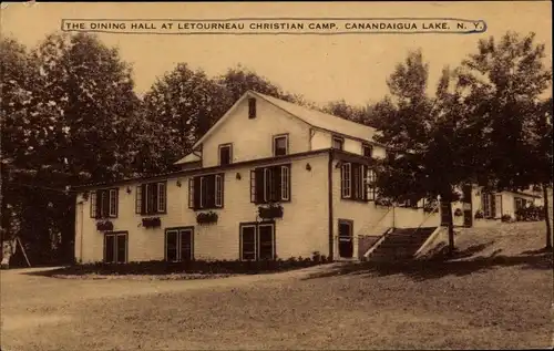 Ak Canandaigua New York USA, The Dining Hall at Letourneau Christian Camp