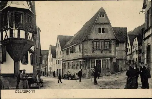 Ak Gumbrechtshoffen Gumbrechtshofen Oberbronn Elsass Bas Rhin, Geschäft Friedrich Maier 