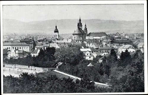 Ak Hranice Mährisch Weißkirchen, Reg Olmütz, Stadtpanorama