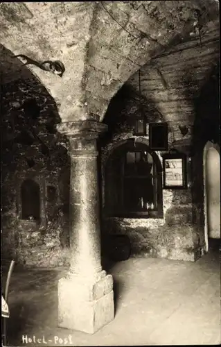 Foto Ak Bad Goisern am Hallstättersee in Oberösterreich, Hotel Post