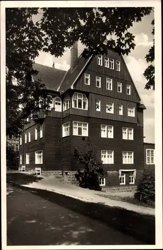 Ak Oberhof im Thüringer Wald, Eisenbahn Erholungsheim Haus Thüringen