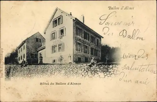 Ak Saint Maurice sur Moselle Vosges, Hôtel du Ballon d'Alsace