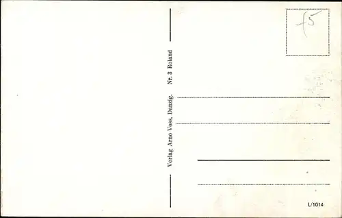 Ak Gdańsk Danzig, Blick vom Bischofsberg, Marienkirche