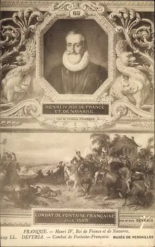 Künstler Ak Henri IV., Heinrich IV., König von Frankreich, Musée de Versailles