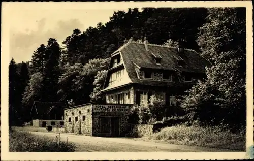 Ak Oberhaslach Elsass Bas Rhin, Hôtel Restaurant Cascades du Nideck, Prop. A. Leissner 