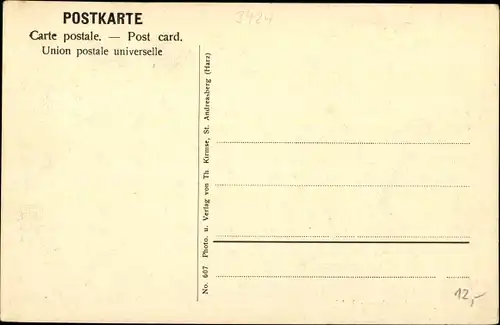 Ak St. Andreasberg Braunlage im Harz, Heilstätte Glückauf