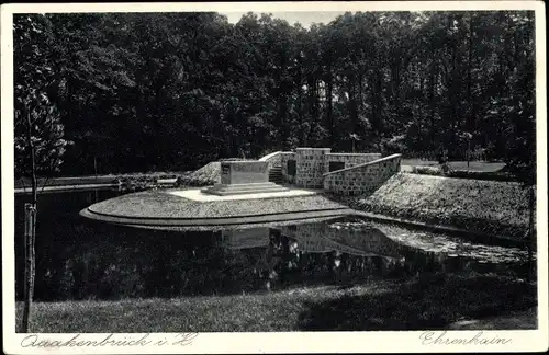 Ak Quakenbrück in Niedersachsen, Ehrenhain