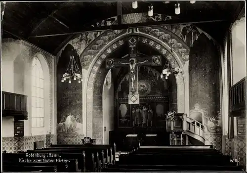 Ak Rotenburg an der Wümme, Kirche zum Guten Hirten