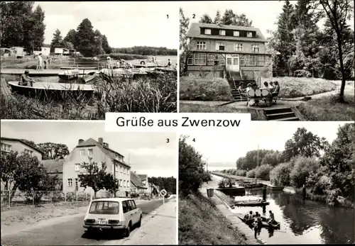 Ak Zwenzow Userin Mecklenburg, Campingplatz C/56, Schwangerenerholungsheim, Havelschleuse