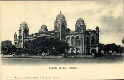 Ak Chennai Madras Indien, Senate House, Senatsgebäude