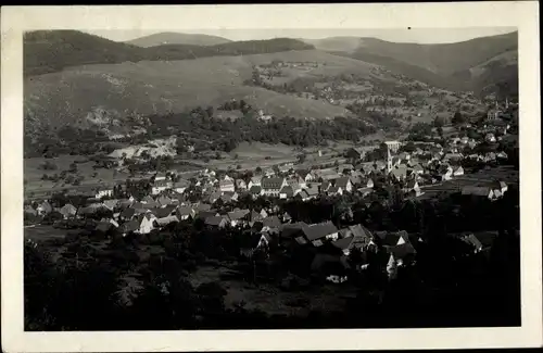 Ak Metzeral Elsass Haut Rhin, Vue generale, Totalansicht von der Ortschaft