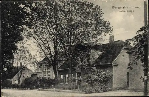 Ak Berge Niedersachsen, Unten Berge, Gebäude