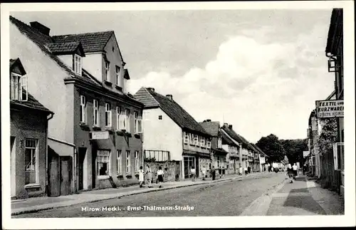 Ak Mirow in Mecklenburg Vorpommern, Ernst Thälmann Straße
