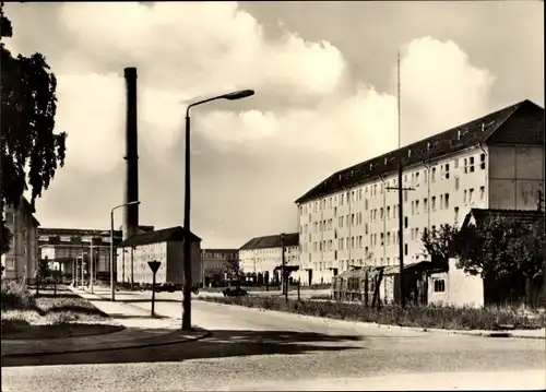 Ak Guben in der Niederlausitz, Franz Mehring Straße, Wilhelm Pieck Stadt