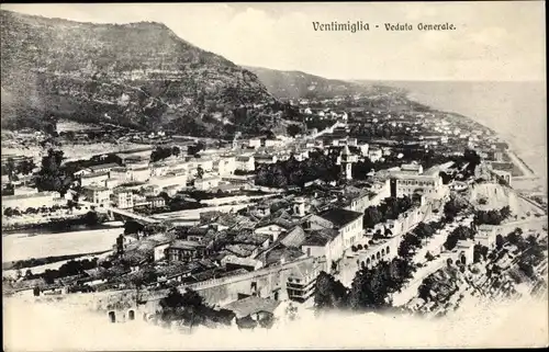 Ak Ventimiglia Liguria, Veduta Generale