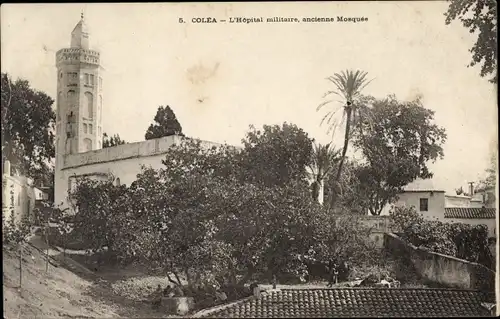 Ak Koléa Algerien, L'Hopital militaire, ancienne Mosquee, Militärkrankenhaus und Moschee