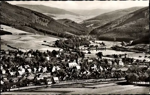 Ak Olsberg im Sauerland, Gesamtansicht vom Ort