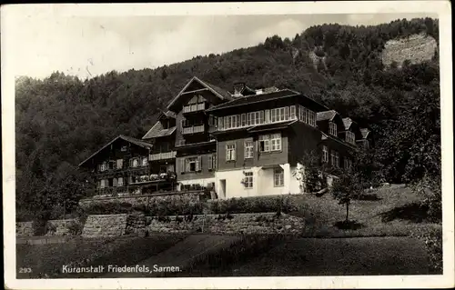 Ak Sarnen Kt. Obwalden Schweiz, Kuranstalt Friedenfels