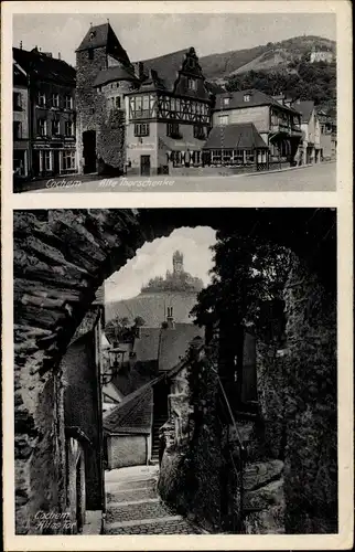 Ak Cochem im Landkreis Cochem Zell Rheinland Pfalz, Alte Torschenke, Altes Tor