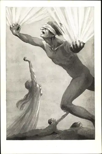 Künstler Ak Salac, A. L., Die Liebe und das Geschlecht, Egoismus, No. 2