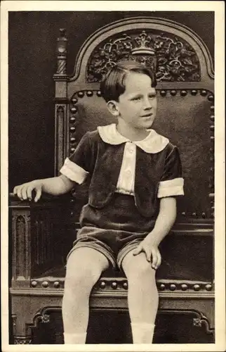 Ak Baudouin, König der Belgier, Prinz, Kinderportrait