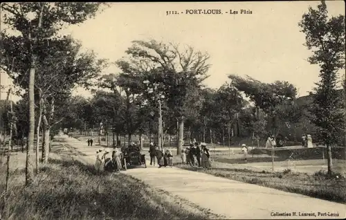 Ak Port Louis Morbihan, Les Pâtis, Straßenpartie