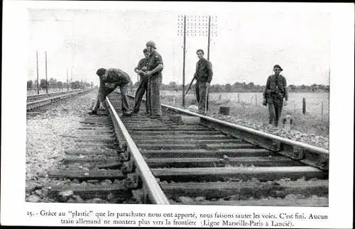 10 alte Ak Exposition des Forces françaises de l’intérieur, 11-20 u Umschlag