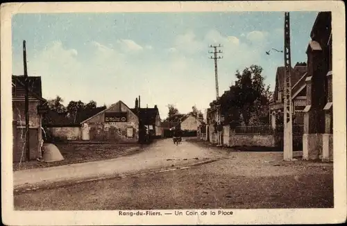 Ak Rang du Fliers Pas de Calais, Un Coin de la Place