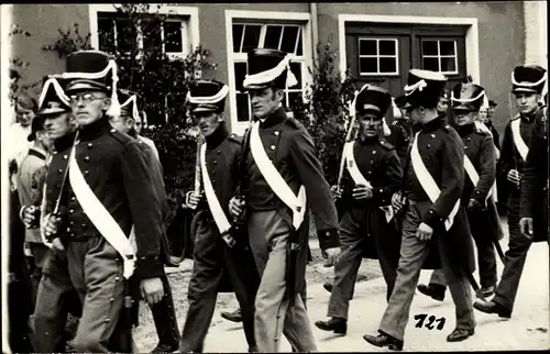 Foto Ak Lößnitz im Erzgebirge Sachsen, 700 Jahre Stadt 1938, Kostümierte