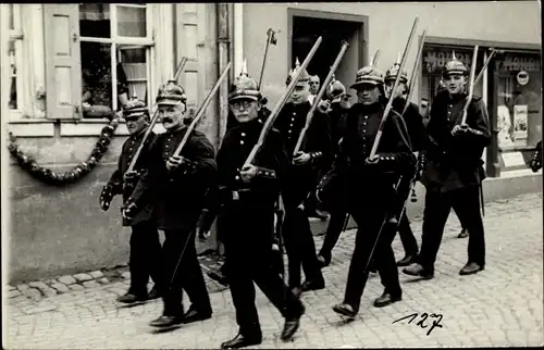 Foto Ak Lößnitz im Erzgebirge Sachsen, 700 Jahre Stadt 1938, Kostümierte