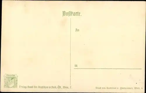 Künstler Ak Bund der Deutschen in Niederösterreich, Donauwacht