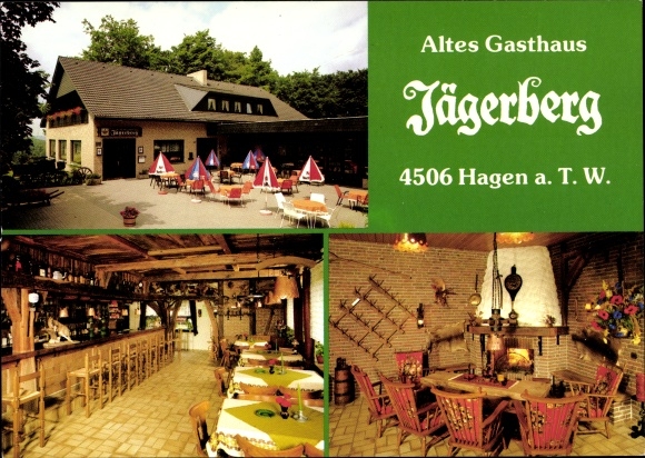 Ak Hagen am Teutoburger Wald, Altes Gasthaus Jägerberg