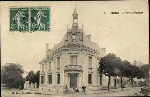 Ak Jonzac Charente Maritime, La Caisse d'Epargne, Bank