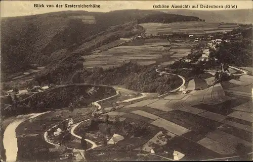 Ak Dedenborn Simmerath in Nordrhein Westfalen, Blick von der Kesternicherhöhe
