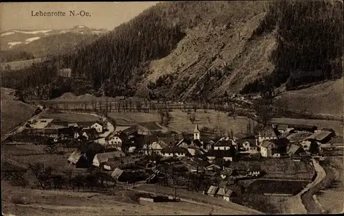 Ak Lehenrotte Türnitz in Niederösterreich, Panorama vom Ort
