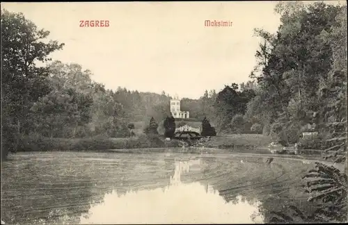 Ak Zagreb Kroatien, Maksimir, Wasserpartie