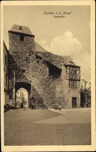 Ak Cochem im Landkreis Cochem Zell Rheinland Pfalz, Enderttor