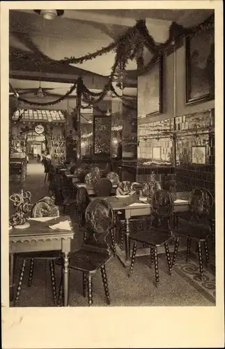 Ak Wien 1. Innere Stadt Österreich, Restaurant Linde und Lindenkeller, Rotenturmstraße 12