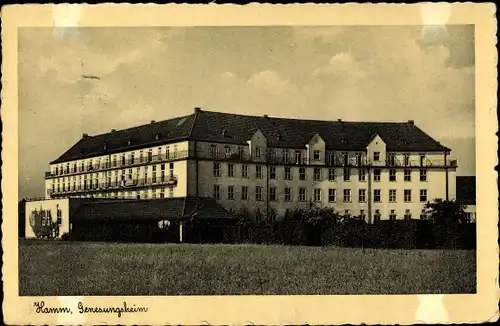 Ak Hamm in Westfalen, Genesungsheim, Totalansicht