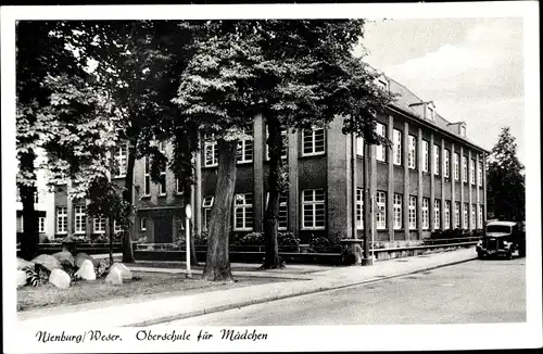 Ak Nienburg an der Weser, Oberschule für Mädchen