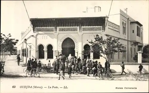 Ak Oudjda Oujda Marokko, La Poste, Postamt