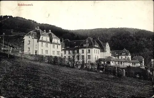 Ak Schirmeck Elsass Bas Rhin, Teilansicht, Gebäude