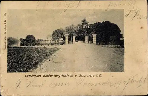 Ak Illkirch Graffenstaden Grafenstaden Elsass Bas Rhin, Luftkurort Niederburg