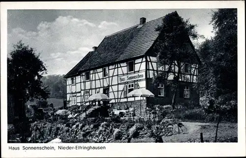 Ak Niederelfringhausen Hattingen im Ruhrgebiet, Haus Sonnenschein, Inh. Emil Ritz