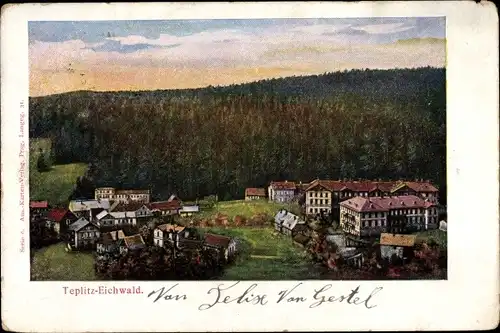 Ak Teplice Teplitz Schönau Reg. Aussig, Totalansicht