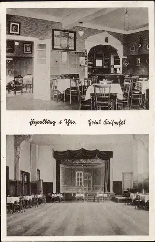 Ak Elgersburg in Thüringen, Hotel Kaiserhof, Bes. Franz Wentzke
